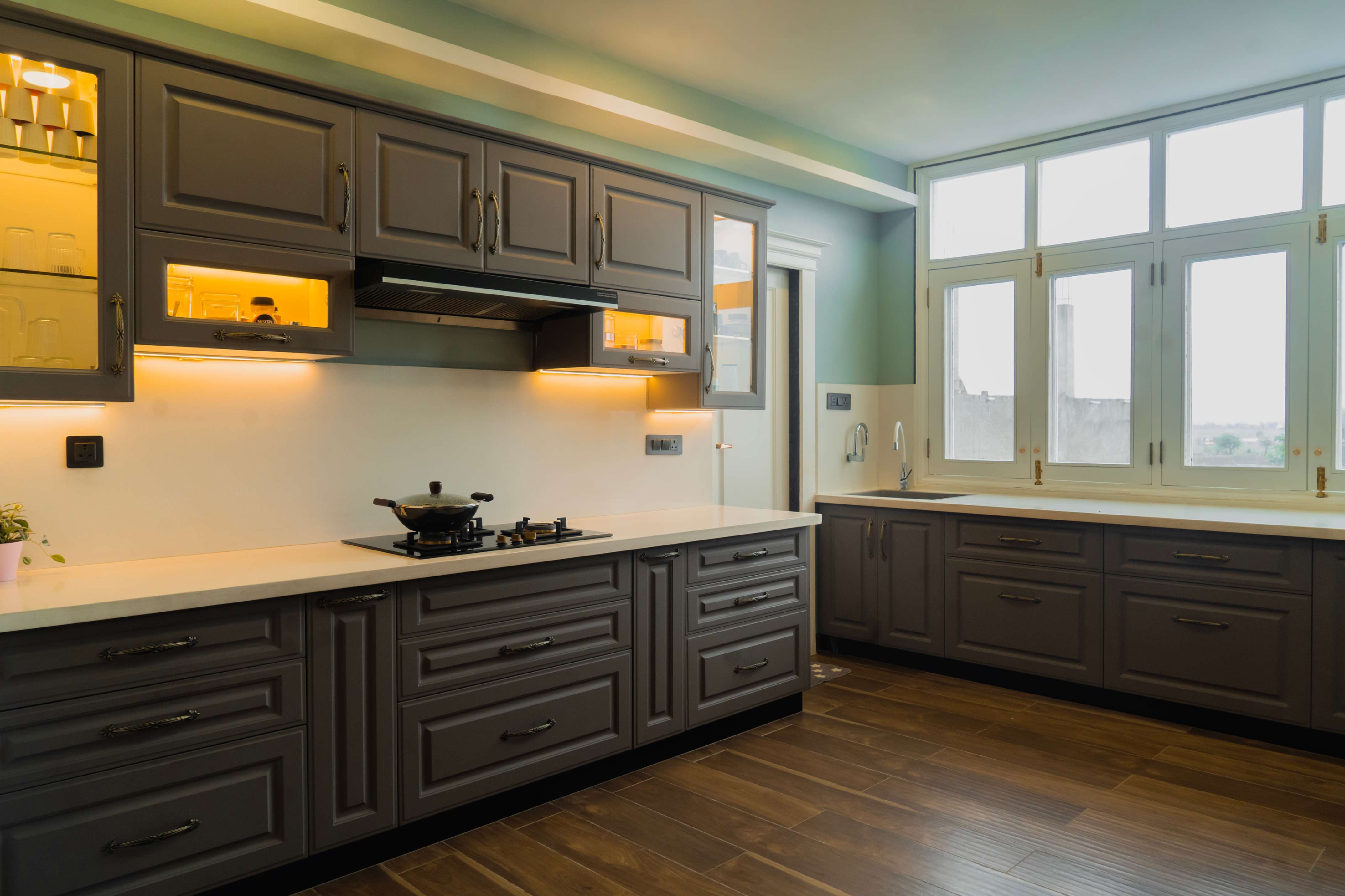 Functional modular kitchen