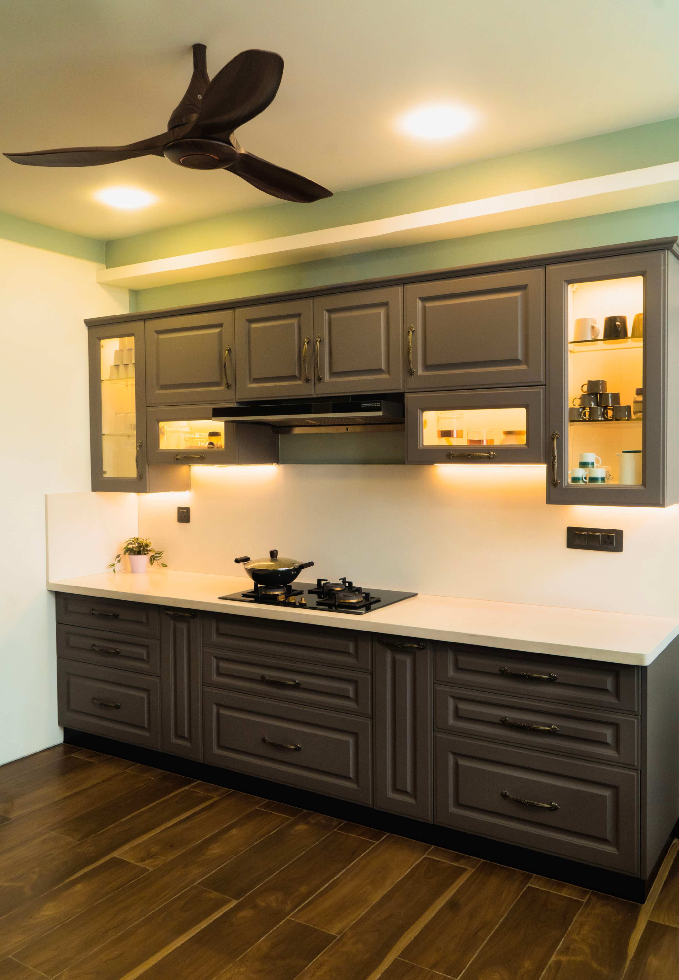 Functional modular kitchen
