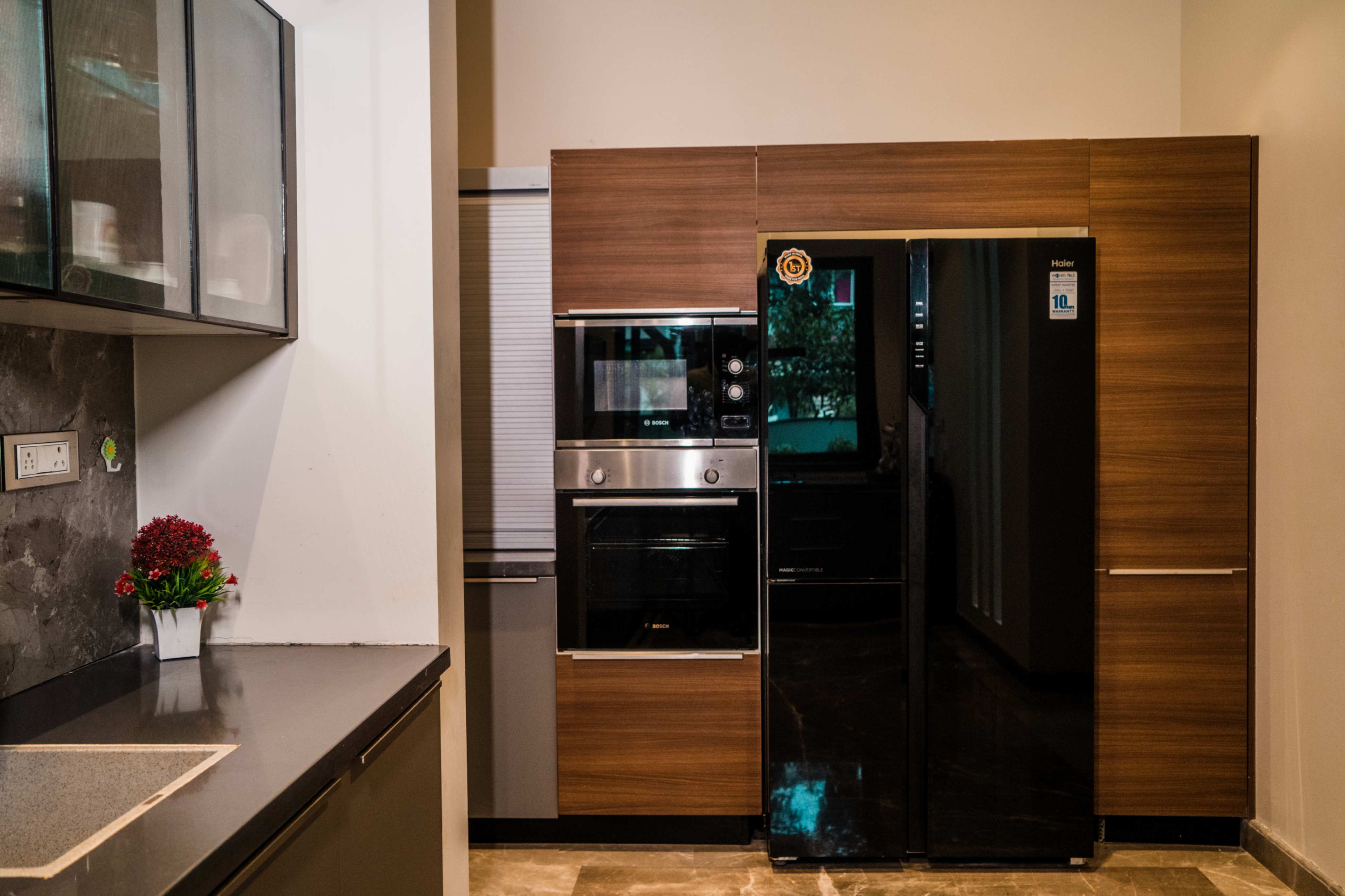 Contemporary kitchen layout